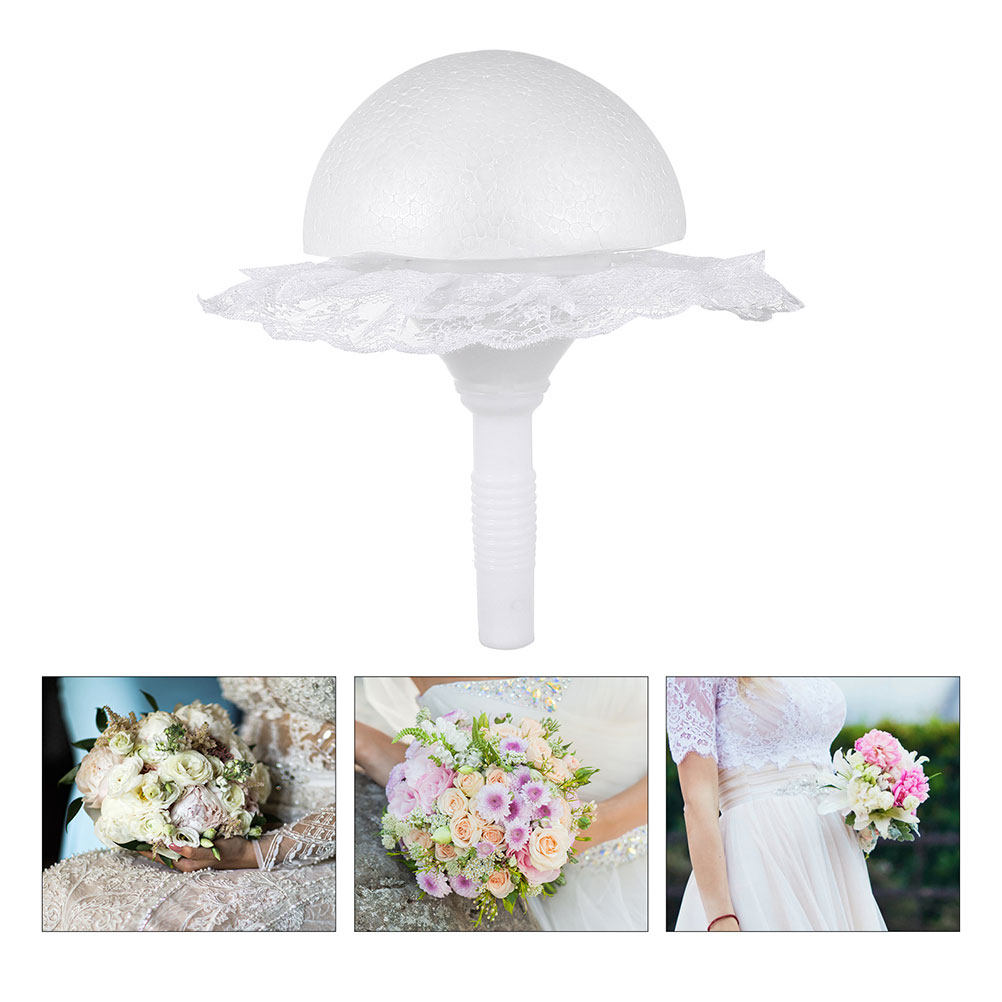 Bouquet Holder Foam - 1Set Tempat Buket Bunga Busa Setengah