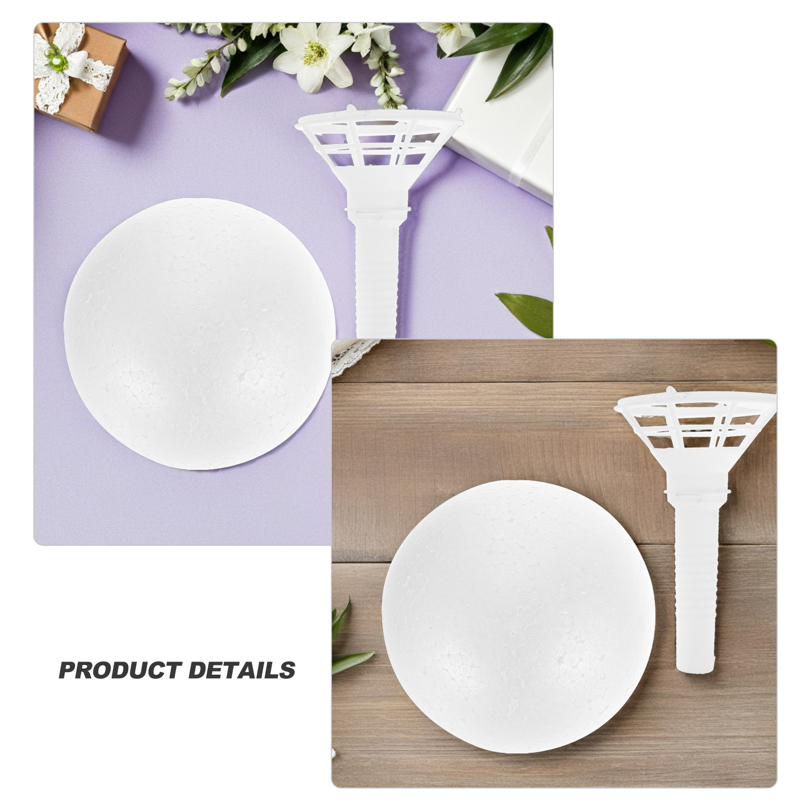 1Set Pegangan Buket Pernikahan - Bouquet Holder Foam ulasan dan harga