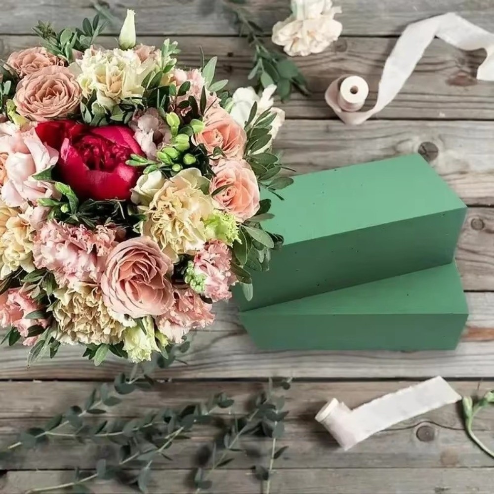 Busa Pengaturan Bunga Hijau Be - Bouquet Holder Foam ulasan dan harga