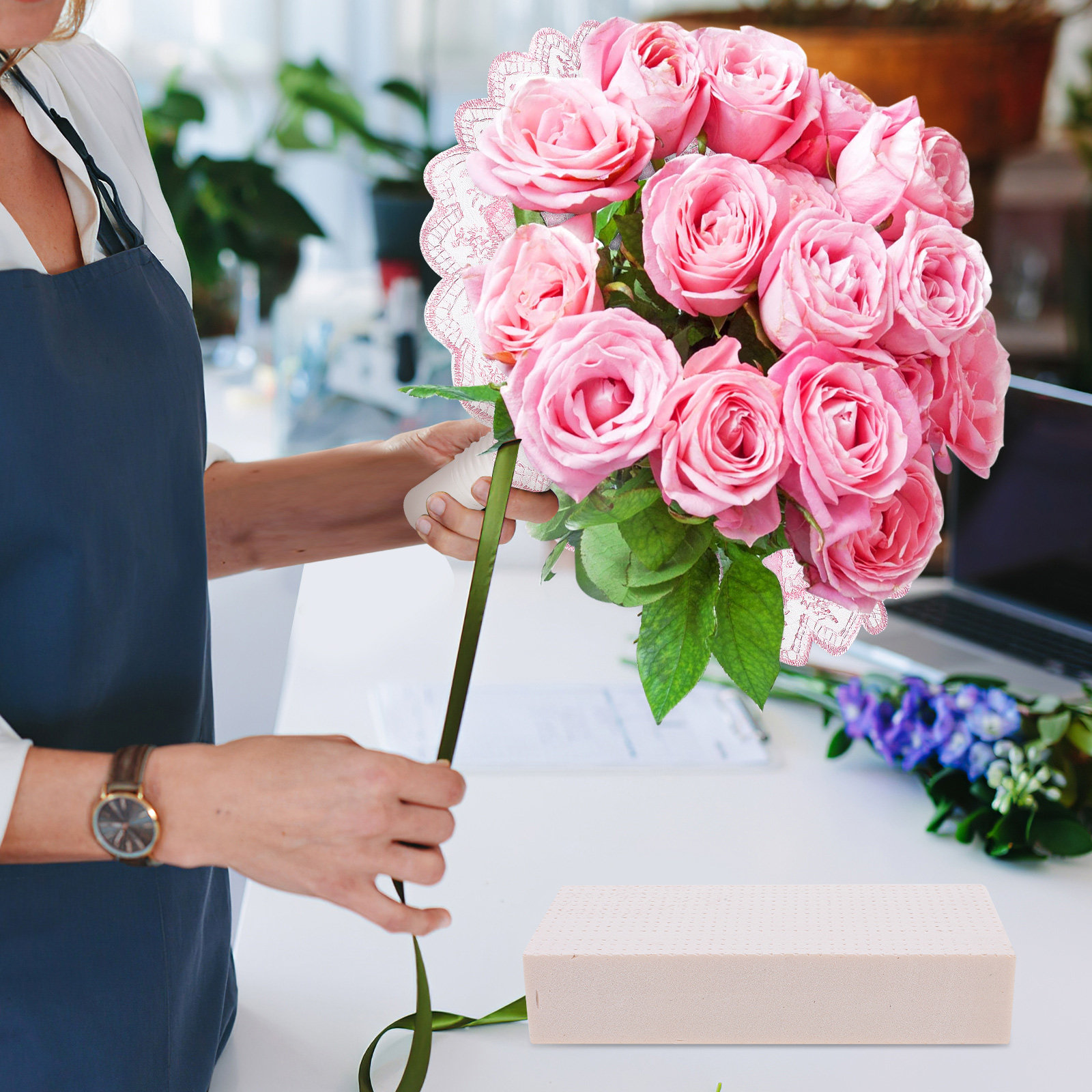 Blok Busa untuk Rangkaian Bung - Bouquet Holder Foam ulasan dan harga