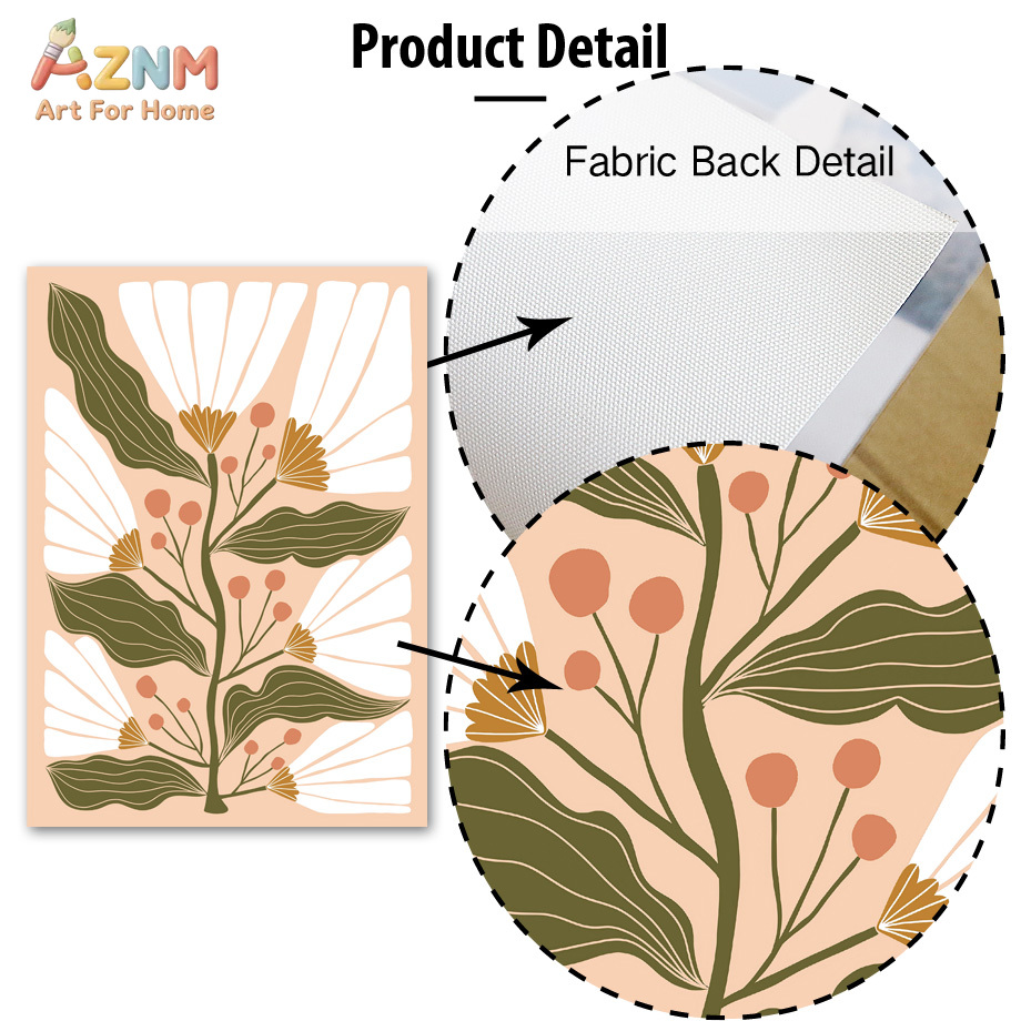 AZNM Seni Dinding Kanvas Bunga - Florist Supply Vases ulasan dan harga